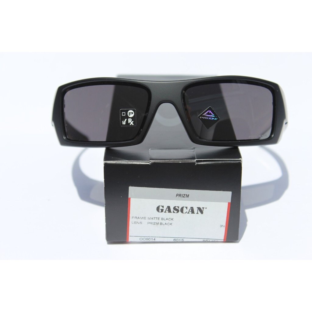 Oakley Gascan Sunglasses Matte Black/Prizm Black Colorado New Oo9014-5860 — image 8 of 8